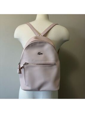 Lacoste Women's Daily Classic Piqué Canvas Backpack